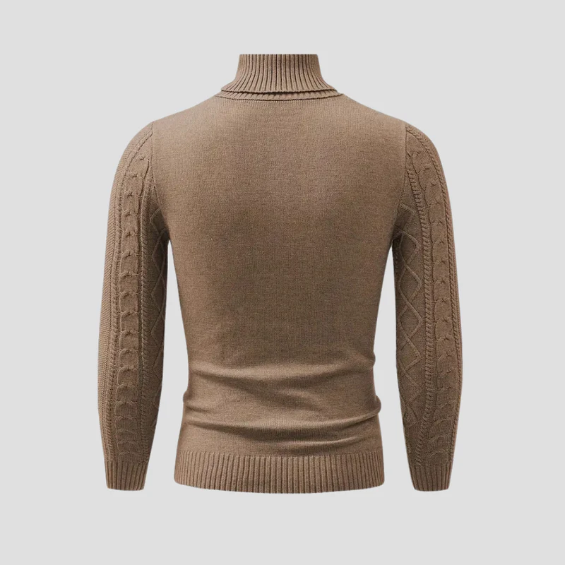 Fulgence | Pull Col Roulé Torsadé