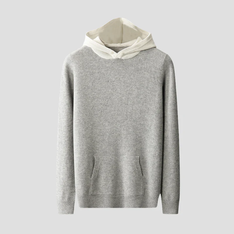 Anthelme | Élégant Sweat à Capuche Tricoté
