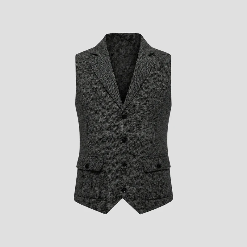 Loïc | Gilet Tweed Classique